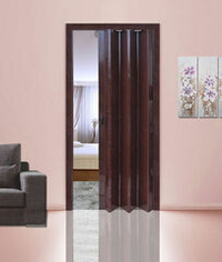 Двери Гармошка Цвет: Венге