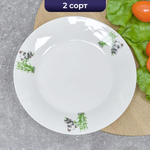 Тарелка 175мм мелкая, Панда, фарфор, 2 сорт