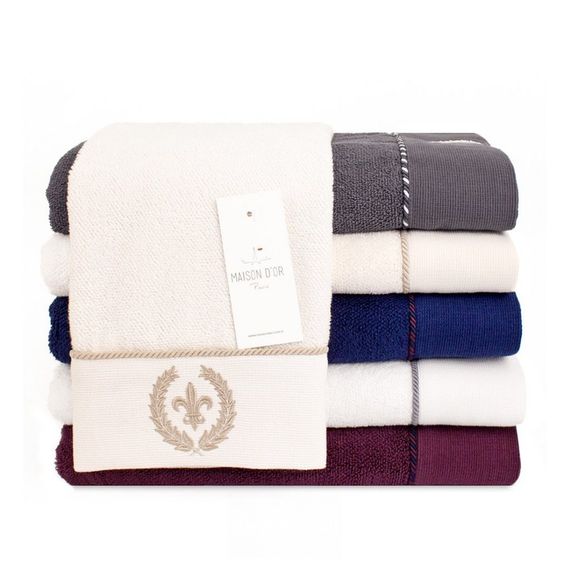 SEYMOUR - СЕЙМУР синий полотенце махровое Maison Dor(Турция) .