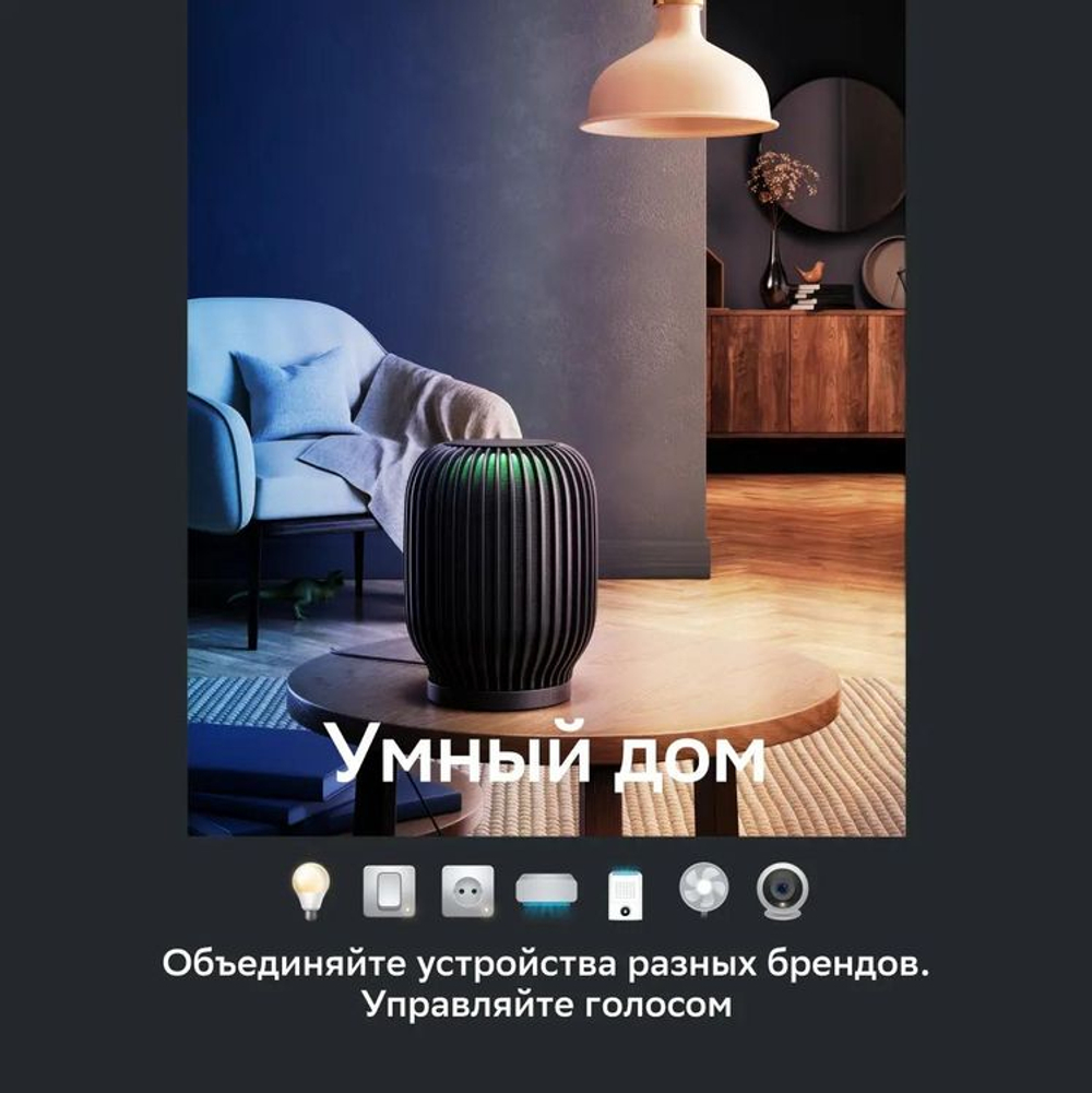 Умная колонка SBER Boom SBDV-00090, 40Вт, с Салют, белый [sbdv-00090c]