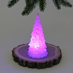 Сувенир с подсветкой «Волшебная красавица» 12 см, Белый (работает от батареек LR44*3)