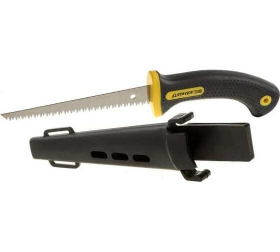 Ножовка STAYER 150 мм по гипсокартону мини Cobra Double 2-15170