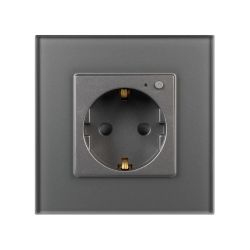 Розетка электрическая с Zigbee управлением SCT-OMALI-EUZB1-PL-GR (240V, 16A, Zigbee) (Arlight, -) 050101