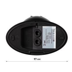 Датчик движения ЭРА MD 03 настенный инфракрасный 1200 Вт угол 180 градусов IP44, черный | Датчики движения