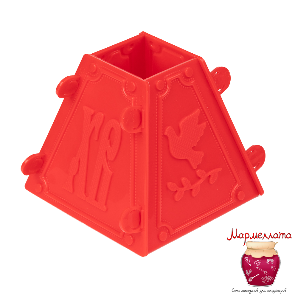 Форма для пасхи №5 разъемная пластиковая