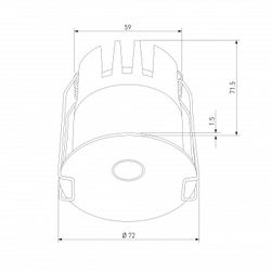 Встраиваемый светильник Elektrostandard Binnie 15275/LED