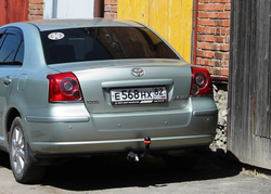 Фаркоп Oris на Toyota-Avensis sedan 2003-2009 (паспорт и сертификат в комплекте,без электрики) 3077-A