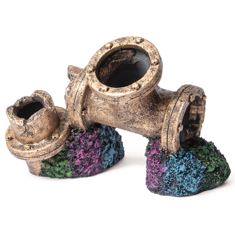 Грот "Труба сломанная", 105*65*73мм, серия "Стимпанк", Laguna AQUA