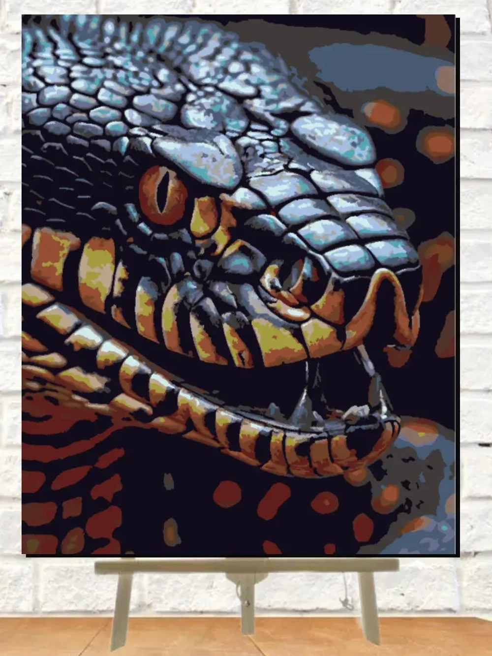 Картина по номерам Змей2025
