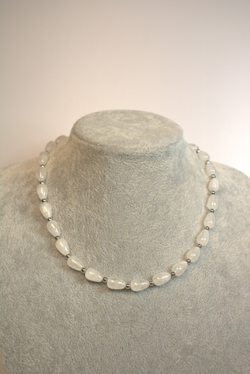 Чокер из горного хрусталя "Хрустальная роса"