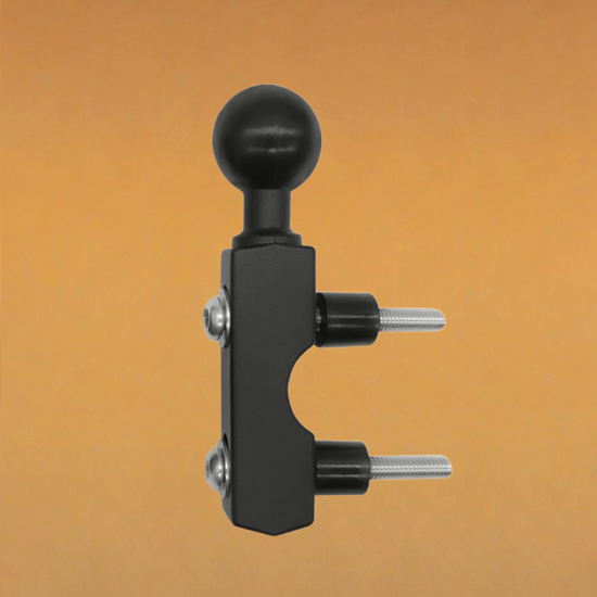 Держатель боковой на руль или бачок типоразмер B шар 1 дюйм алюминий