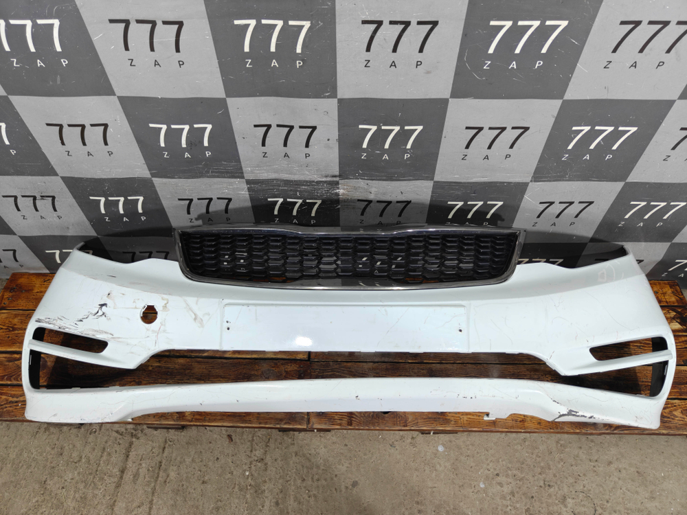 Бампер передний Kia Rio 3 (QB) 15-17 Б/У Оригинал 865114Y500