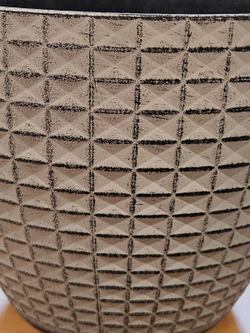 Кашпо Этно диаметр 22см х высота 17см, 4л