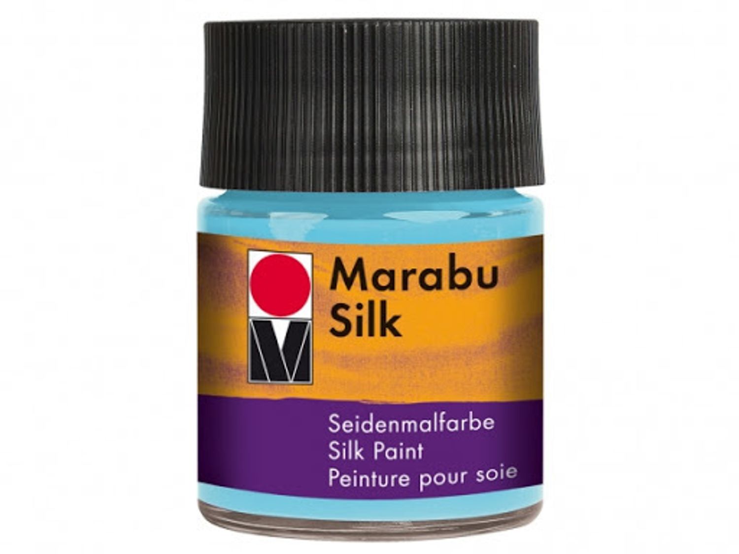 краска по шелку Marabu-Silk, цвет 255 аквамарин  , 50мл