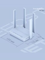Гигабитный интернет-центр Netcraze Speedster (NC-3013) с Mesh Wi-Fi 5 AC1200, 4-портовым Smart-коммутатором и переключателем режима роутер/ретранслятор
