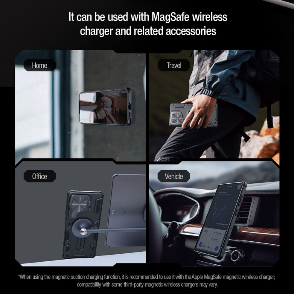 Чехол Nillkin CamShield Armor PROP Magnetic для Samsung Galaxy S25 Ultra