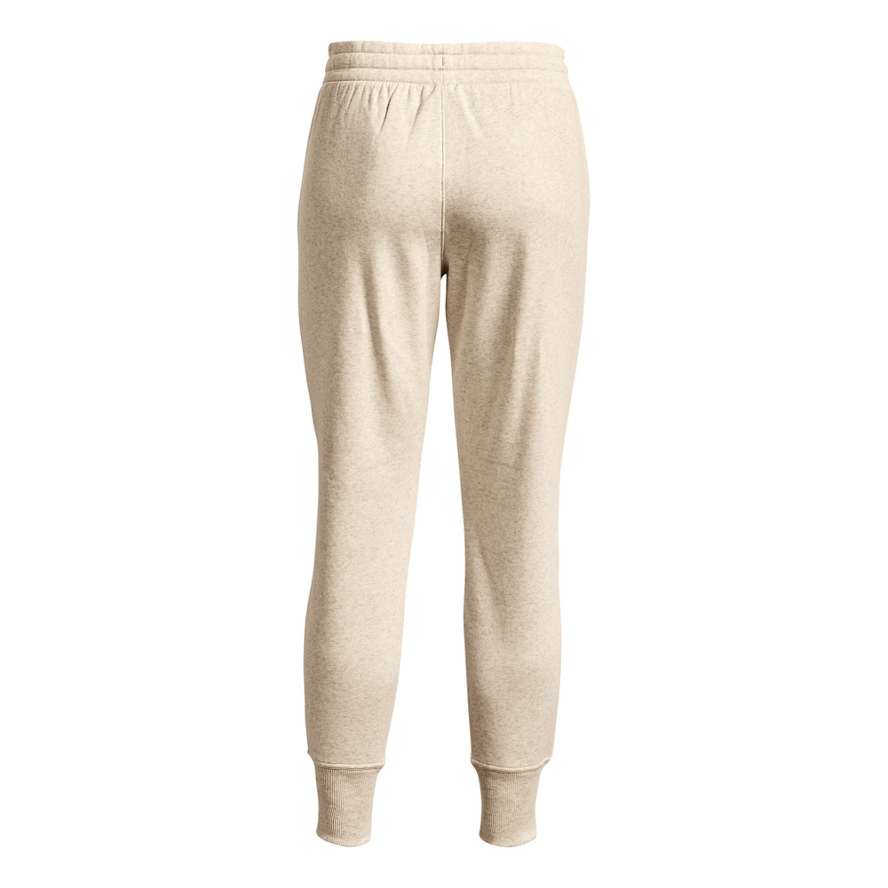 Женские теннисные брюки Under Armour Rival Fleece Training Pants Women - Cream