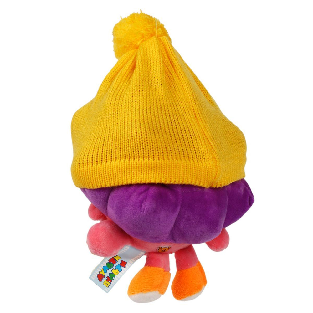 Малышарики, Ежик в шапочке, 10 см, муз. чип, в пакет (Мульти-Пульти)