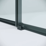 Душевой уголок Niagara Nova NG-34-11AGR-A80GR-34 110x80 стекло прозрачное/профиль графит матовый