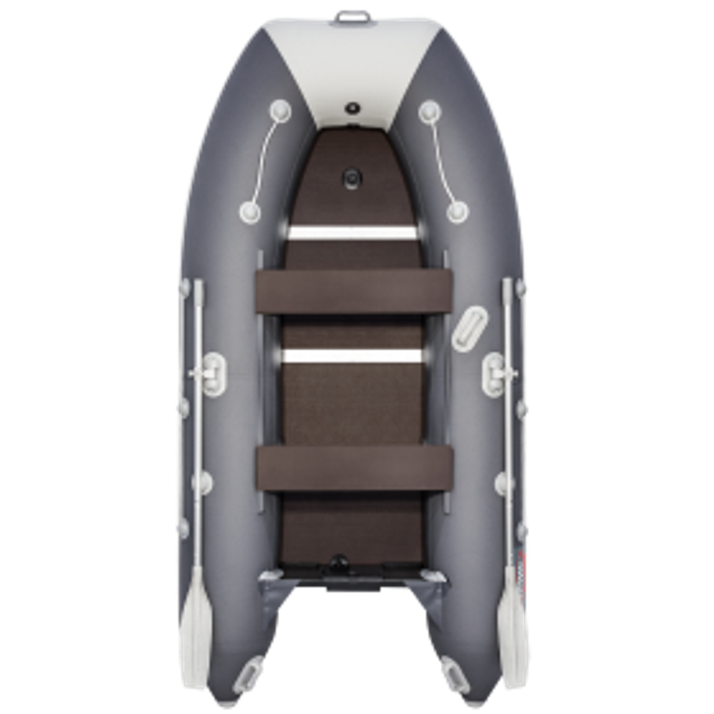Лодка ПВХ Мастер Лодок Таймень LX3200СК Графит / Св.Серый