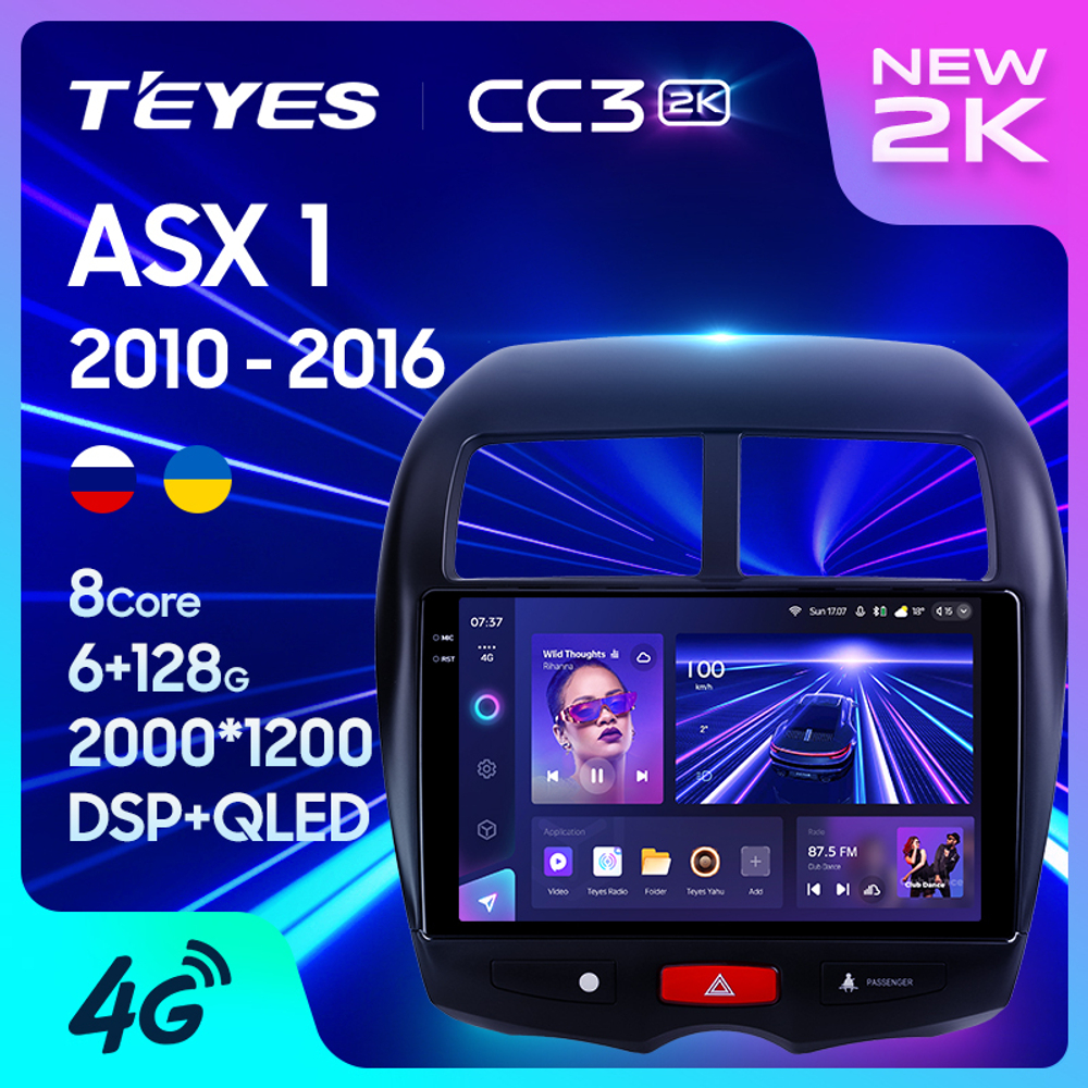 Teyes CC3 2K 10,2"для Mitsubishi ASX 2010-2016
