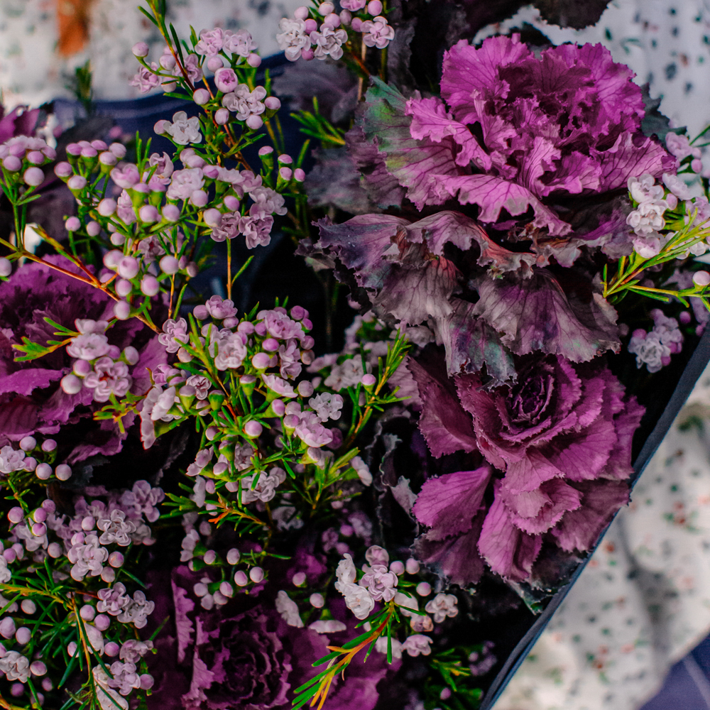 59. Загадочный дерзкий букет с брассикой