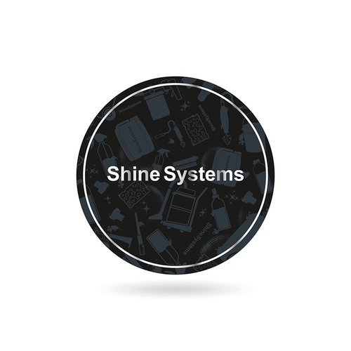 Shine Systems Стикер-наклейка "Black" d-149 мм