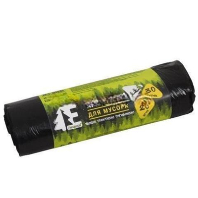 Мешок д/мусора ПНД 30 л (20 шт.) рулон "Ё-РОМАШКА" (1/50 шт.) ЕЛР30-20/50