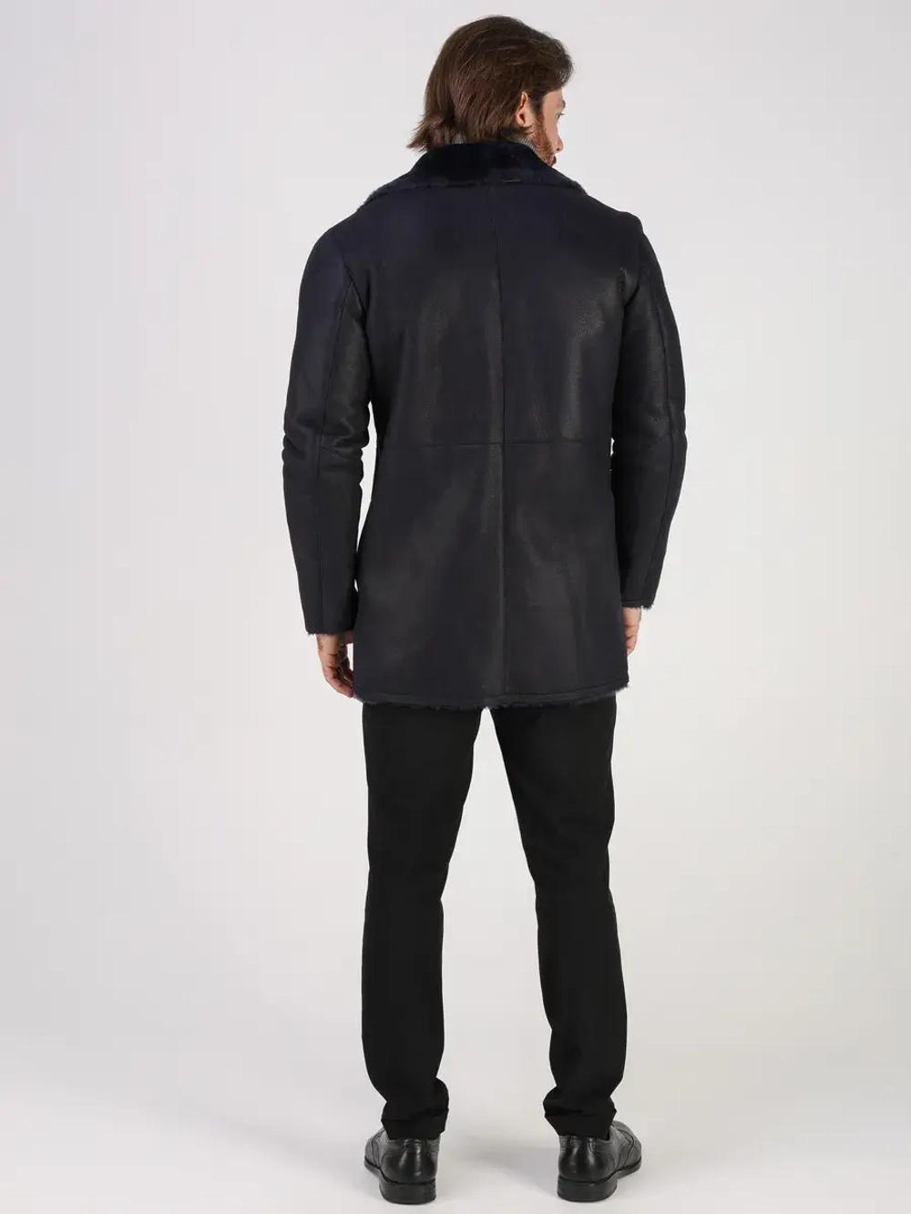 Дубленка зимняя натуральная куртка - пальто