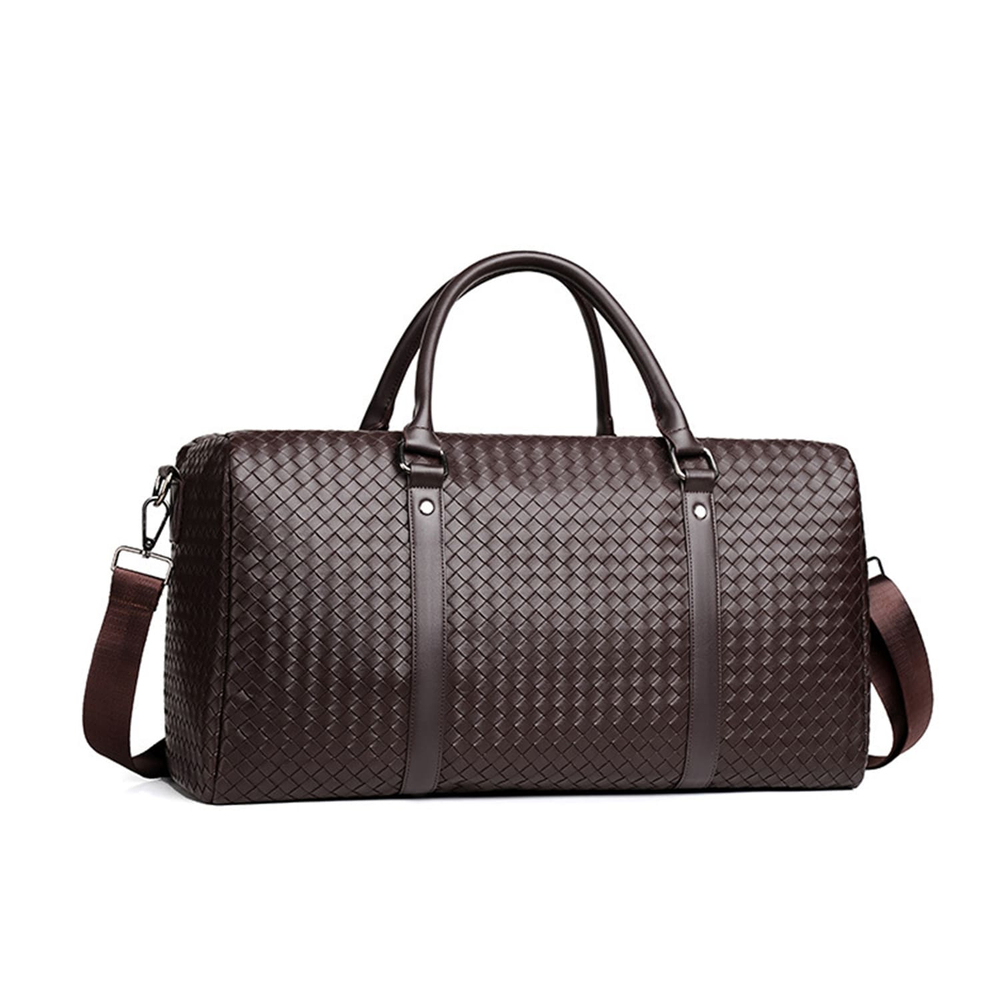 Сумка спортивная плетеная TS коричневая