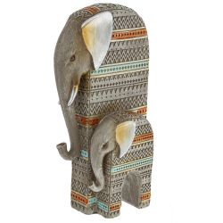 GAEM Фигурка декоративная "Слоны", L12 W5,5 H25 см