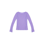 Лонгслив Nothomme Blue Wool Jacquard Mesh T-shirt "Light Purple" Women's