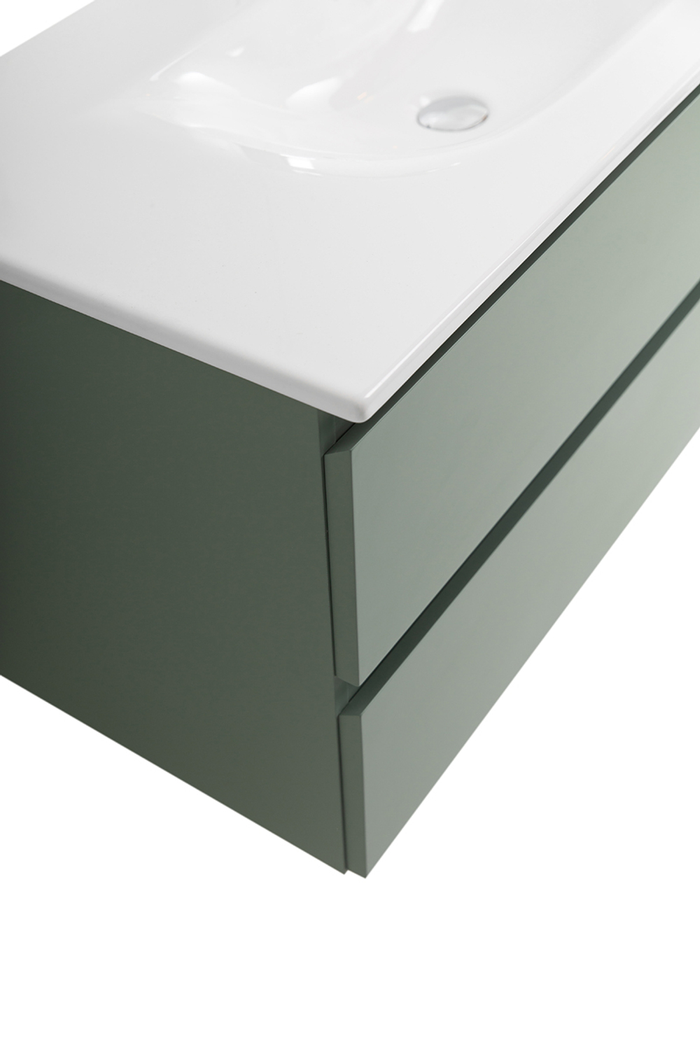 Тумба с раковиной подвесная BelBagno KRAFT-1000-2C-SO-VO Еловый матовый, раковина белая BB-8099-100