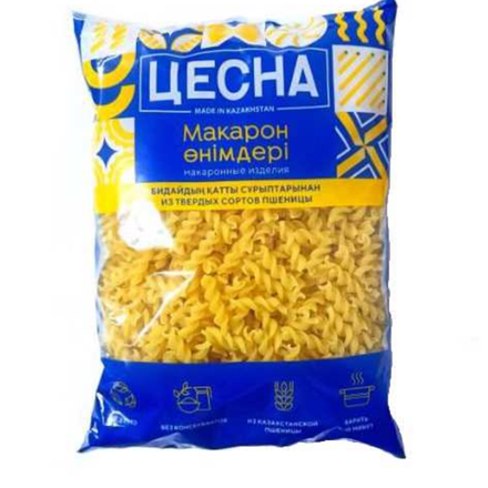 Макароны Цесна спираль 400 гр