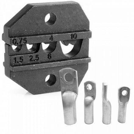 Цена на KING TONY (67G0005) Кримпер храповичный для обжима изолированных наконечников, 5 предметов, кейс