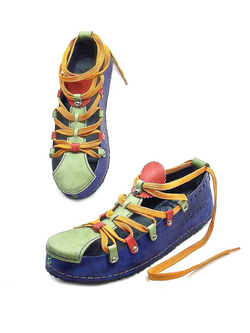 Туфли на шнуровке "Multicolor"