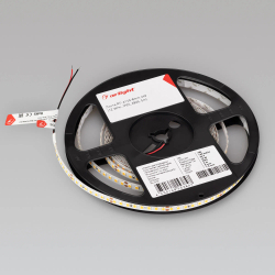 Светодиодная лента RT-A160-8mm 24V Warm2400 (12 W/m, IP20, 2835, 5m) (Arlight, высок.эфф.150 лм/Вт) 028561(2)