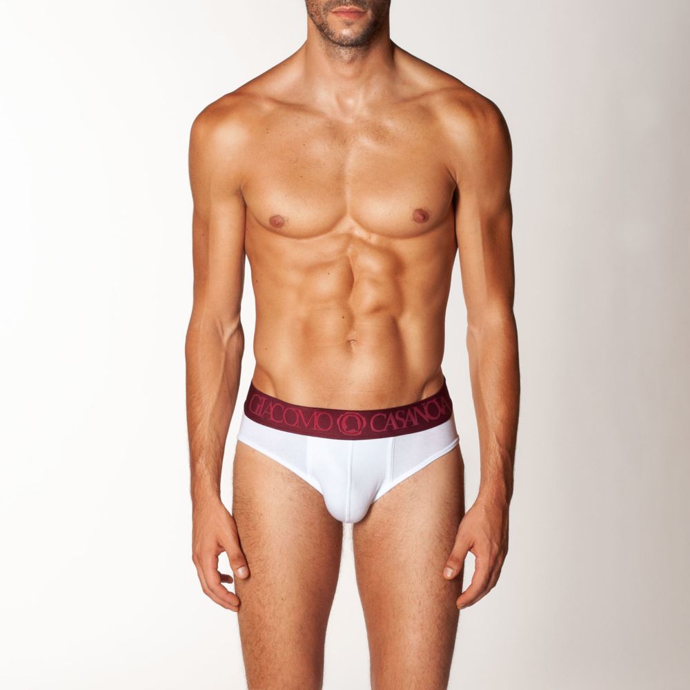 Мужские трусы брифы белые CASANOVA 0003B