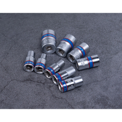 KING TONY (2509MR) Набор торцевых головок 1/4", 6-гранные, 4-13 мм, 9 предметов