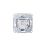 GLOSSA 2-клавишный ВЫКЛЮЧАТЕЛЬ с подсветкой, сх.5а, 10AX, механизм, ПЛАТИНА