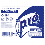 Полотенца бумажные с центральной вытяжкой 120 м, PROtissue (M1) COMFORT, 1-слойные, белые, КОМПЛЕКТ 12 рулонов, С194, C194