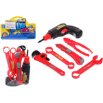 Набор инструментов «Профессионал - Строитель», 6 предметов, 31*15 см, в ассортименте, пакет