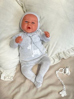 Кукла Реборн Marina and Pau 45cм Martina мягконабивная (M3137)