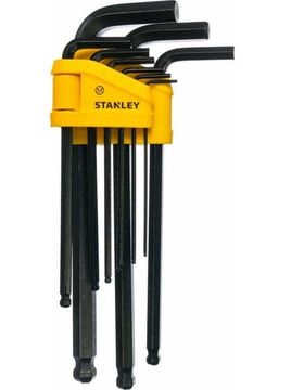 Набор метрических шестигранников с шарообразным наконечником 9 шт Stanley 0-69-256