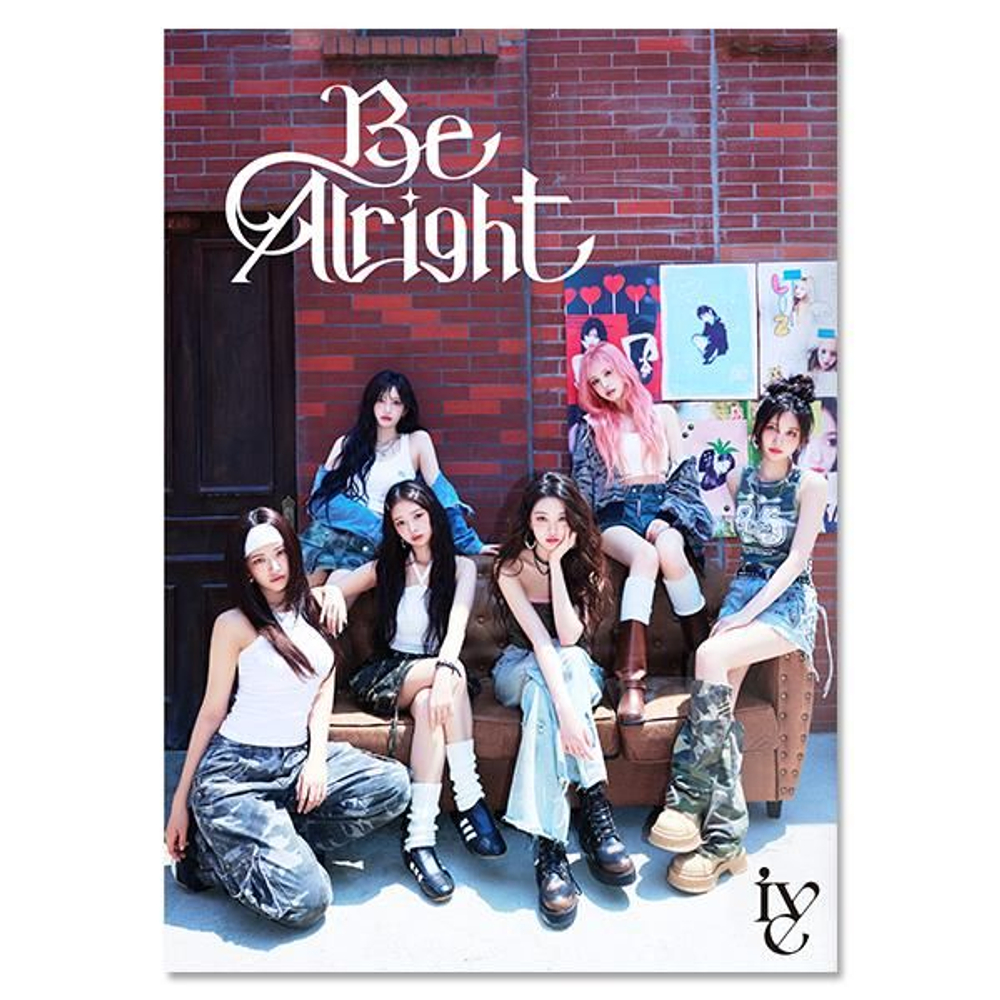 Альбом IVE - Be Alright Japan 3rd EP Album First Press Limited Edition I Version