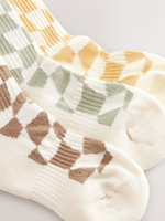 Носки хлопковые для девочки Next E99-464, 3 шт., Молочный