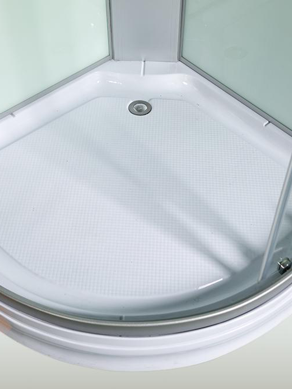 Душевая кабина WeltWasser WW500 Werra 1004 100x100 10000003233 профиль Хром стекло прозрачное