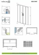 Душевая дверь Radaway Idea DWD 170