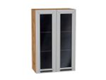 Шкаф верхний с 2-мя остекленными дверцами Глетчер