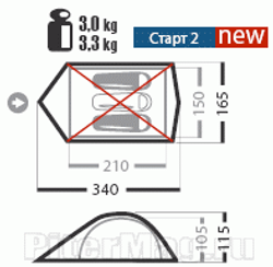 Палатка Normal Старт 2